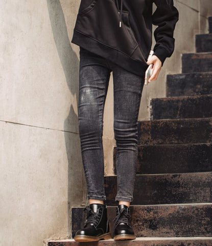 women black leather ankle boots