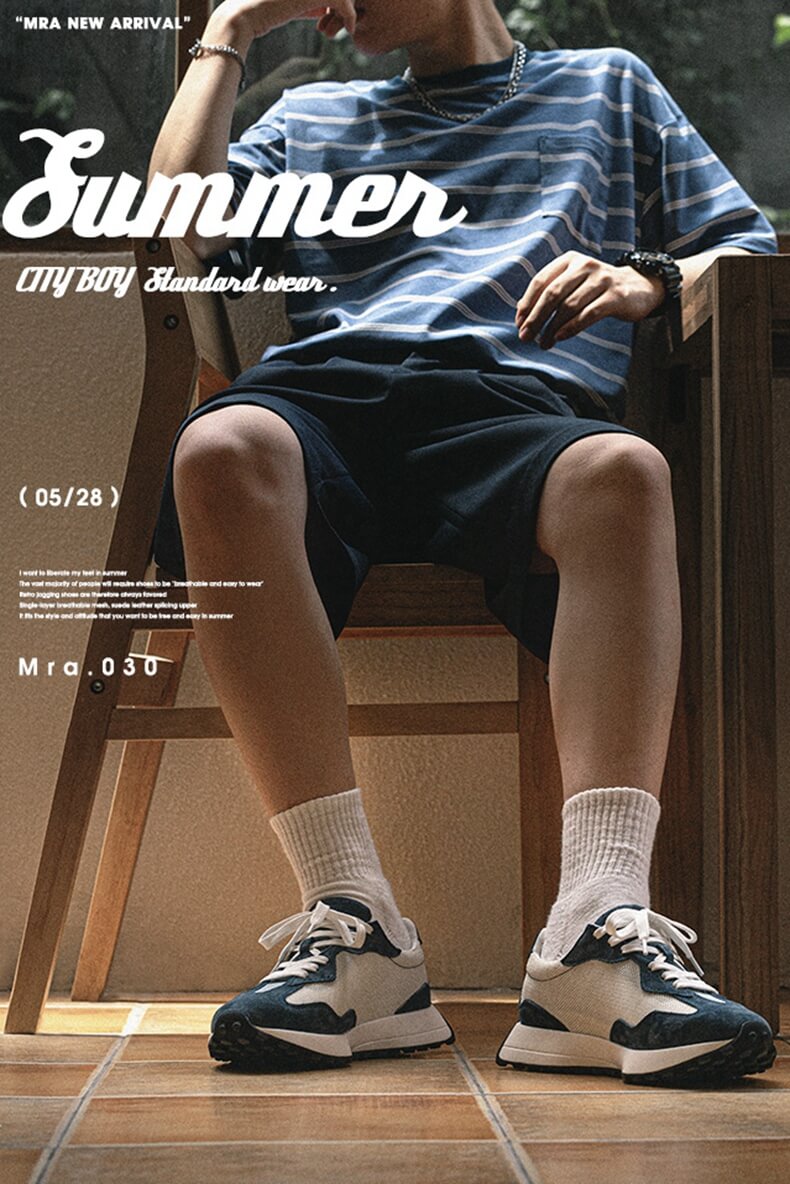 blue sportwear sneakers