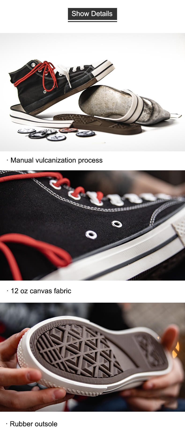 casual canvas sneakers