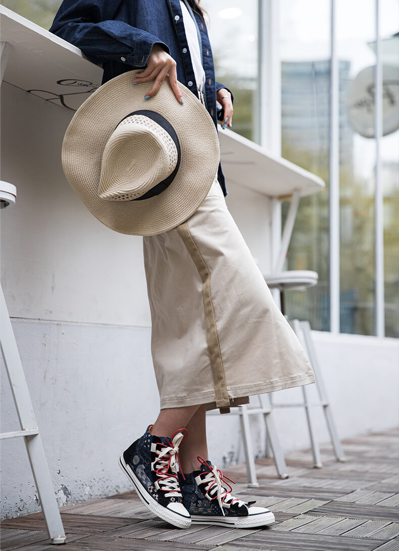 Women's High Top Canvas Sneakers Elevate Your Look