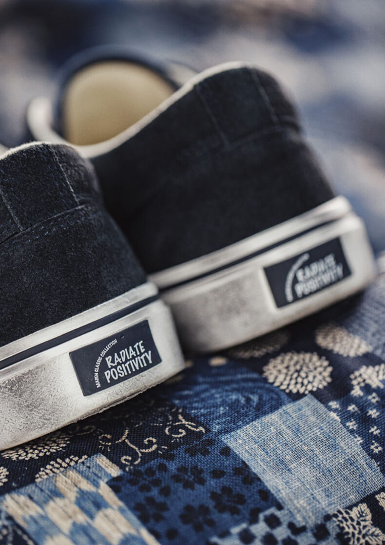 Throwback canvas footwear