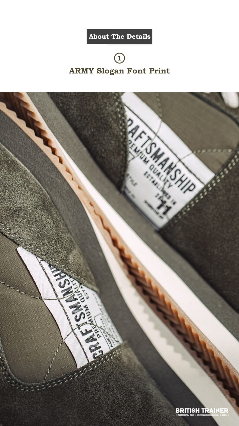 Suede splicing sneakers