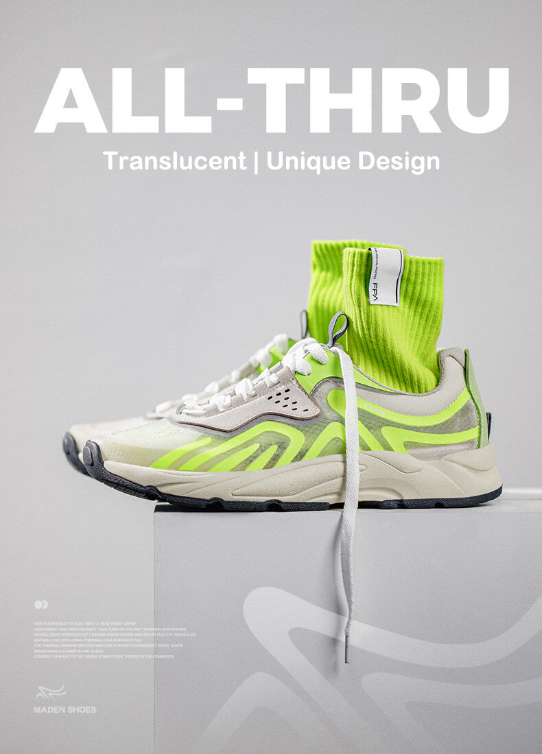 fashion breathable running shoes