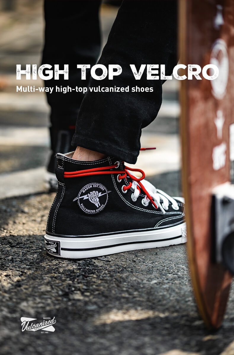 high top men canvas sneakers