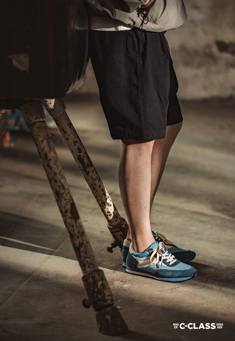 Die Außensohle von Osaga Retro Sneaker von 1979 erhöht die Reibungskraft und erhöht die Anwendbarkeit des täglichen Pendelns