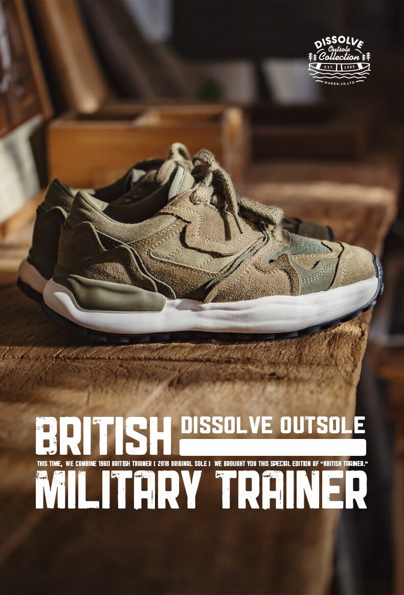 Retain the classic and British Military Trainer shape & details of the upper surface, combined with the generous ground, different styles are integrated with each other, running shoes discount giving the minimalist and serious military training shoes a sense of fun
