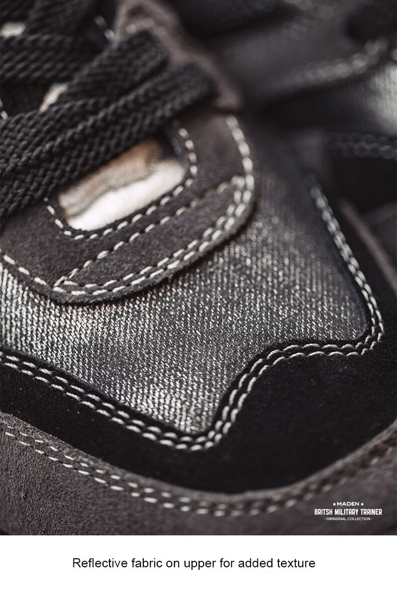 mens suede jogging sneakers