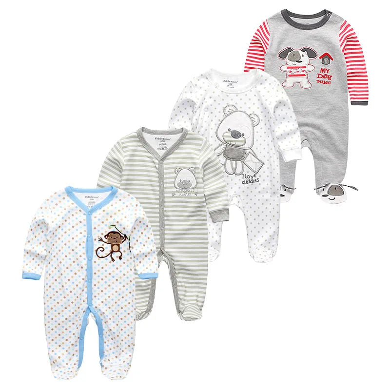 Baby Boy Romper Newborn Jumpsuit Long Sleeve Cotton Pajamas Girls Rompers Roupa De Bebes Baby Clothing