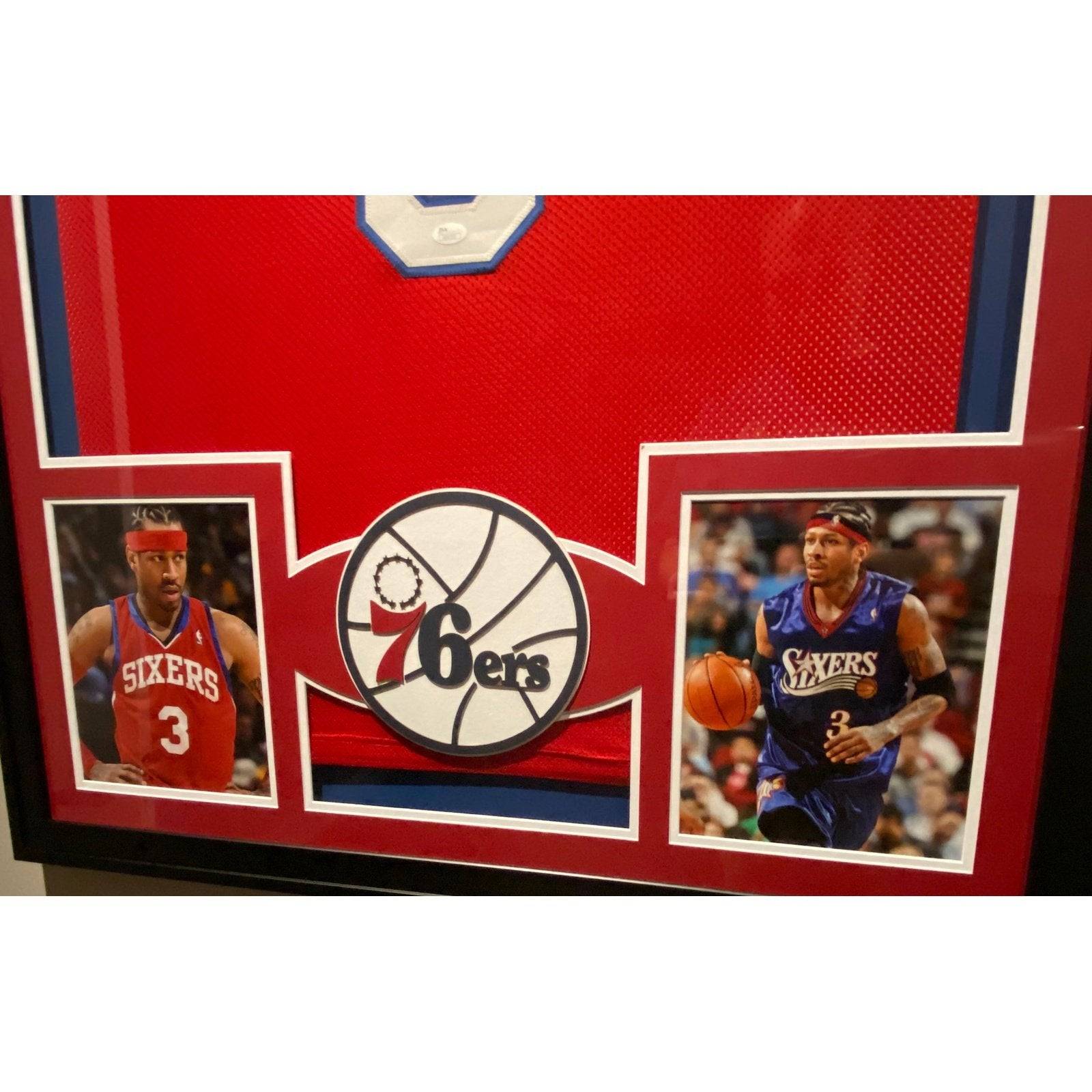 Allen Iverson Framed Jersey JSA Autographed Signed Philadelphia 76ers