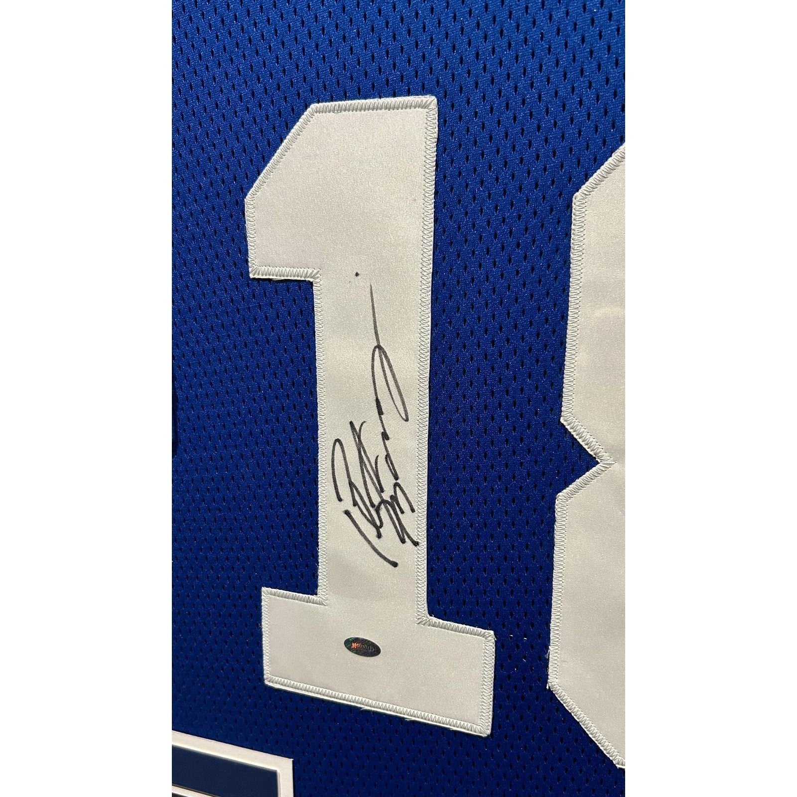 Peyton Manning Framed Jersey Mounted Memories Autographed Signed Colts