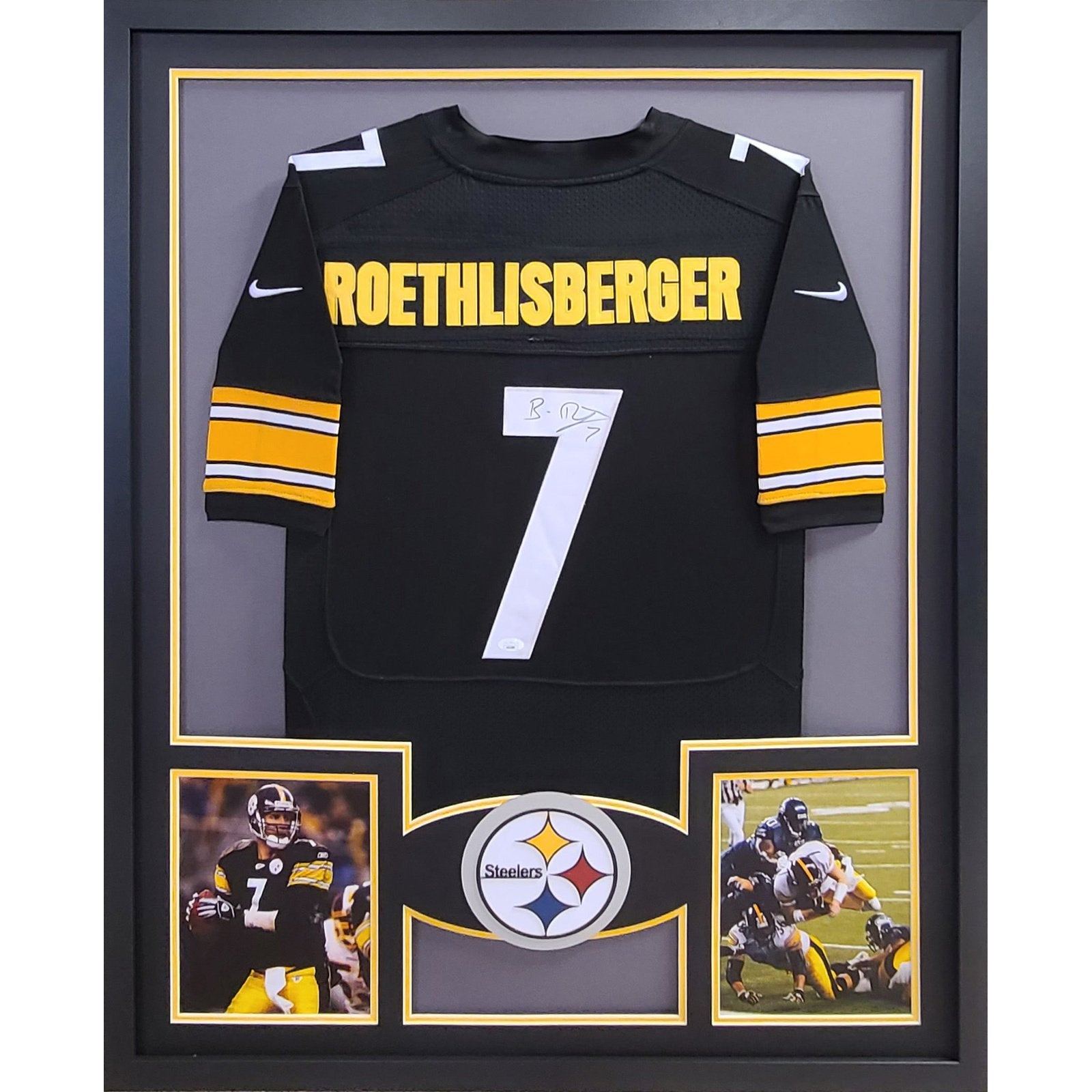 Ben Roethlisberger Framed Signed Jersey JSA Autographed Pittsburgh Steelers
