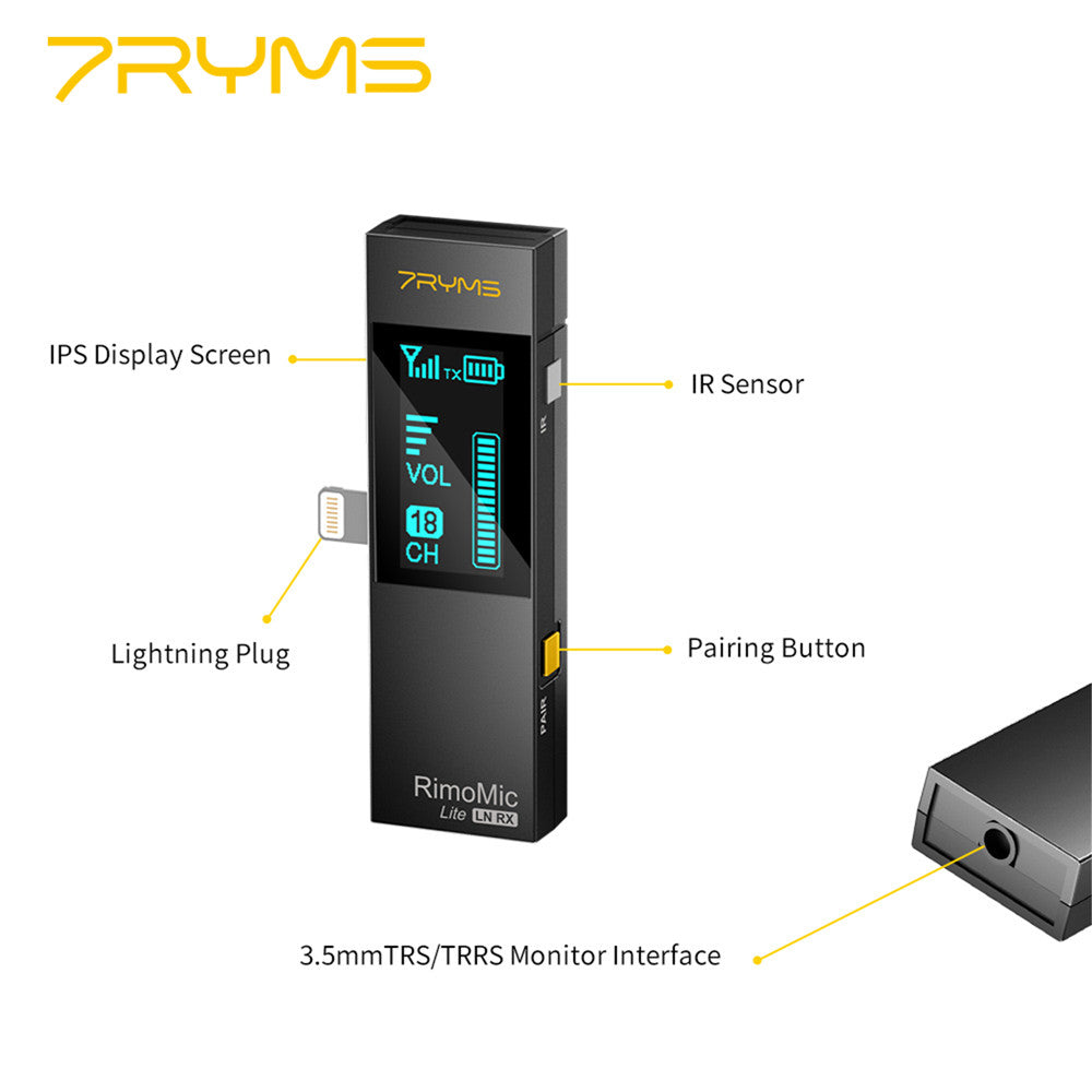 7RYMS Rimomic Lite LN Mini Wireless Microphone