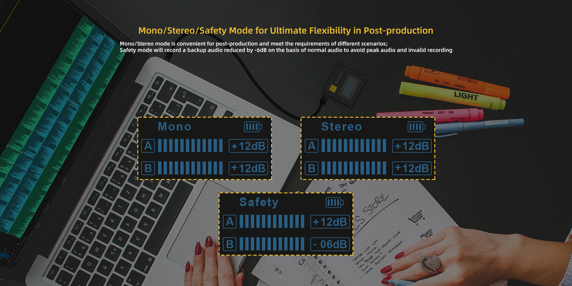7RYMS iRAY DW20 Wireless Lavalier Microphone