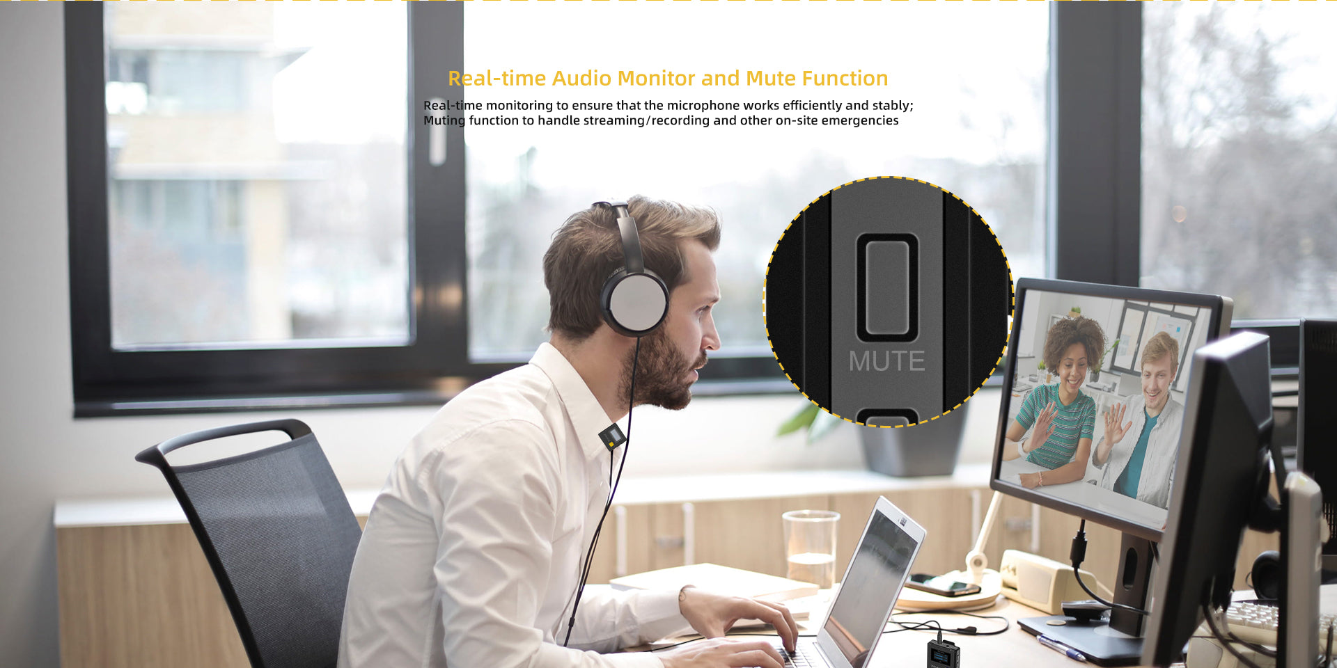 7RYMS iRAY DW20 Wireless Lavalier Microphone