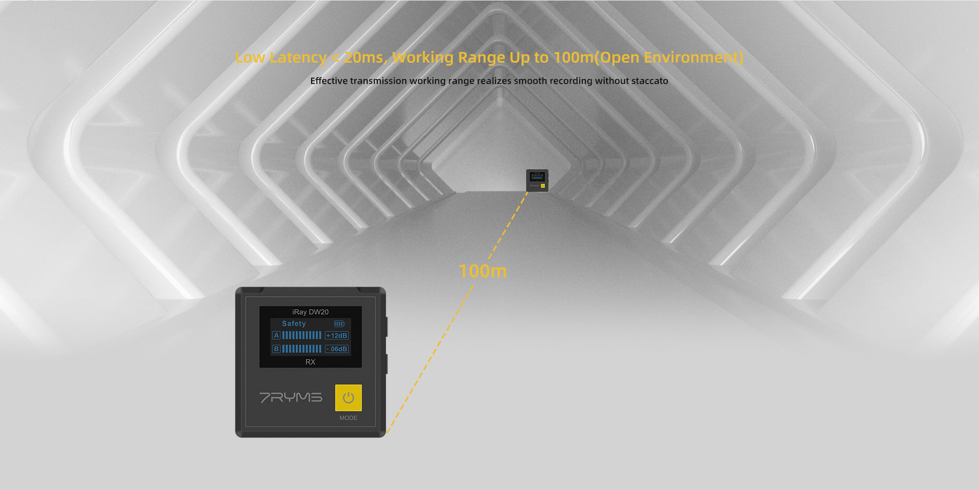 7RYMS iRAY DW20 Wireless Lavalier Microphone