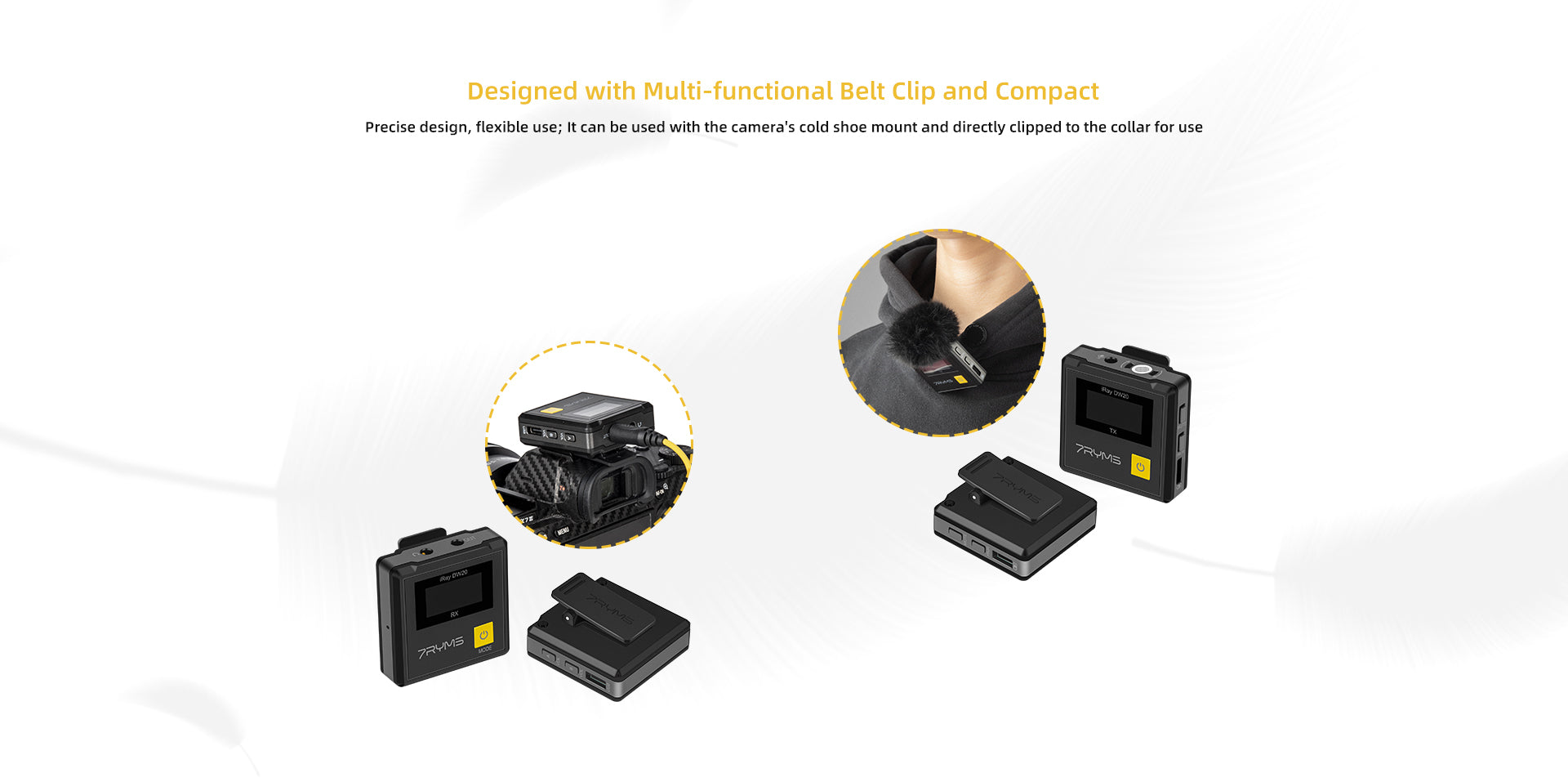 7RYMS iRAY DW20 Wireless Lavalier Microphone