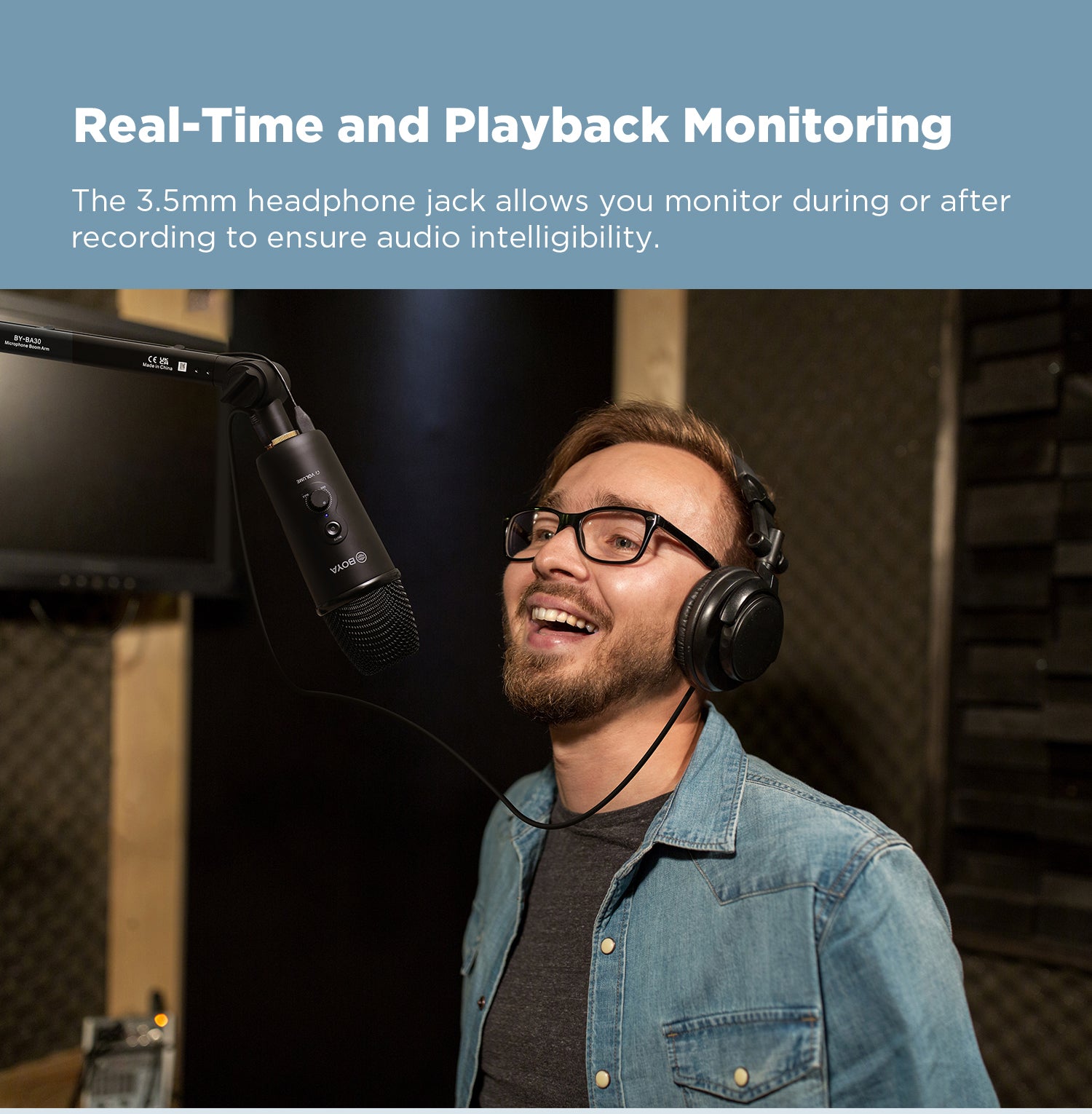 BOYA BY-PM700 Pro USB & XLR Professional Mic For Vlogging