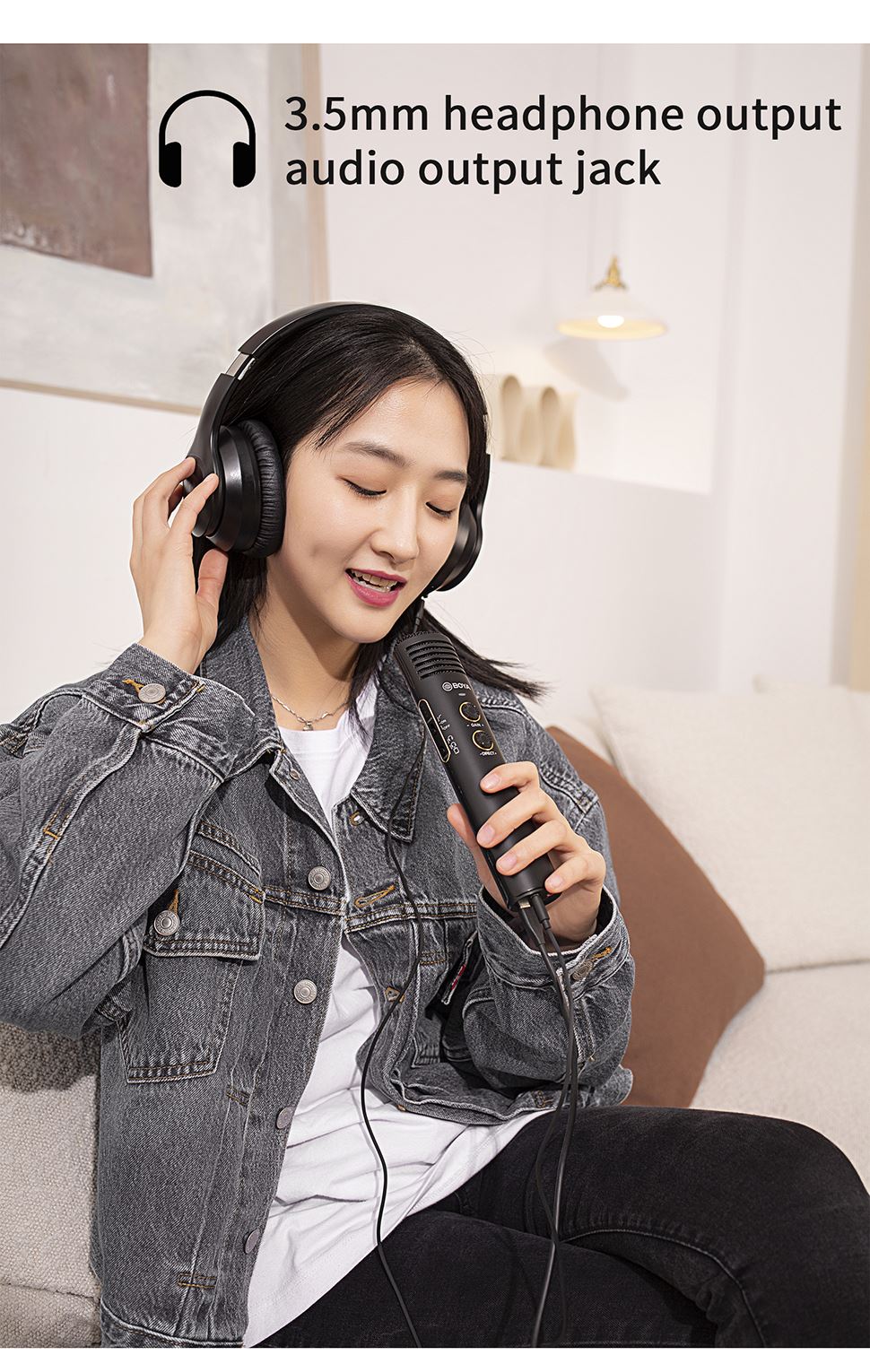 BOYA BY-EM20 Handmikrofon für Live-Streaming