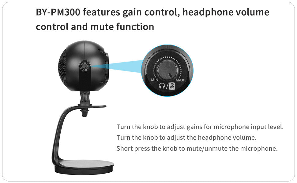 BOYA BY-PM300 Profession USB Microphone