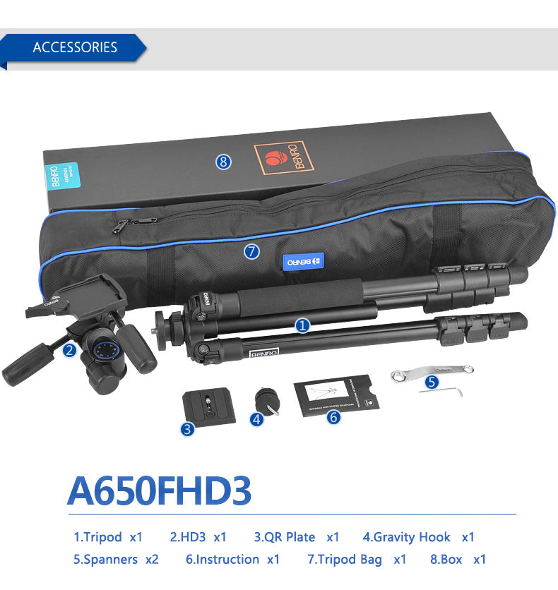 Benro-A650FHD3-21