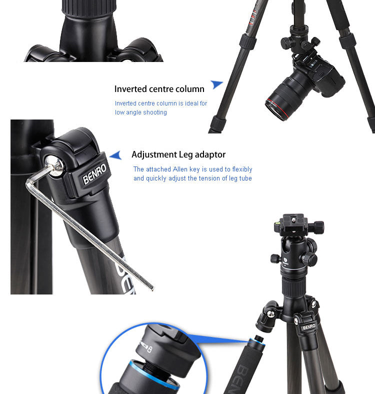 Benro-C2682TB1-Carbon-Fiber-Tripod-9