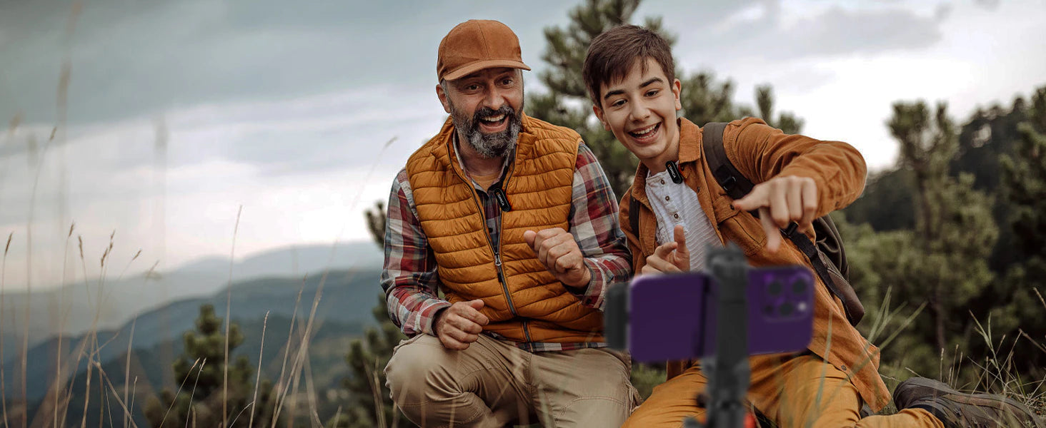 COMICA Vimo S 2.4G Dual-channel Mini Wireless Microphone-14