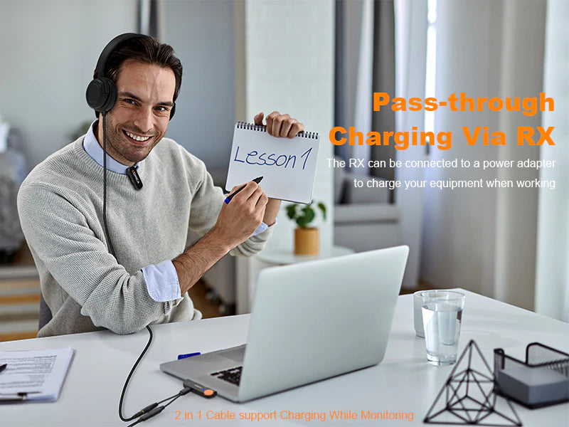 COMICA Vimo S 2.4G Dual-channel Mini Wireless Microphone-4