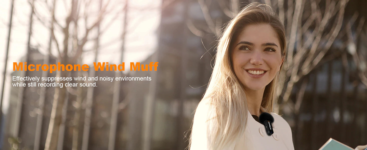 COMICA Vimo S 2.4G Dual-channel Mini Wireless Microphone-8