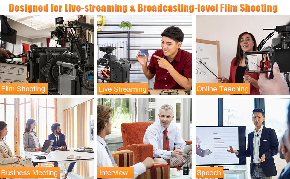 Comica -CVM-WM200 PRO UHF Metal Dual-channel Wireless Microphone-10