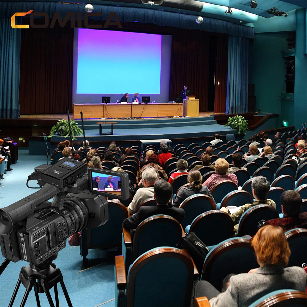 Comica -CVM-WM200 PRO UHF Metal Dual-channel Wireless Microphone-12