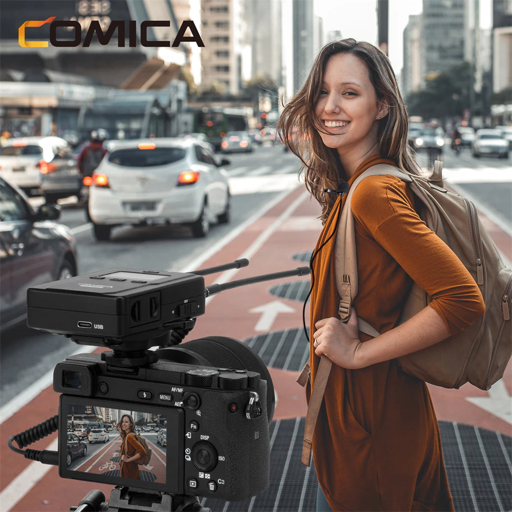 Comica -CVM-WM200 PRO UHF Metal Dual-channel Wireless Microphone-14