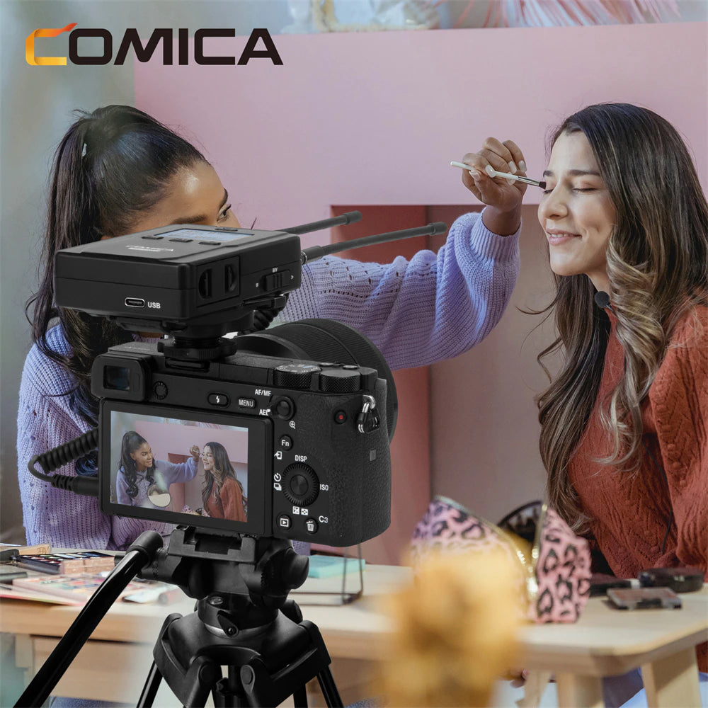 Comica -CVM-WM200 PRO UHF Metal Dual-channel Wireless Microphone-15