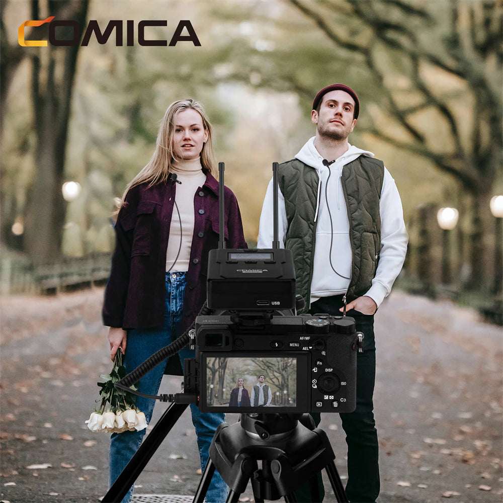 Comica -CVM-WM200 PRO UHF Metal Dual-channel Wireless Microphone-16