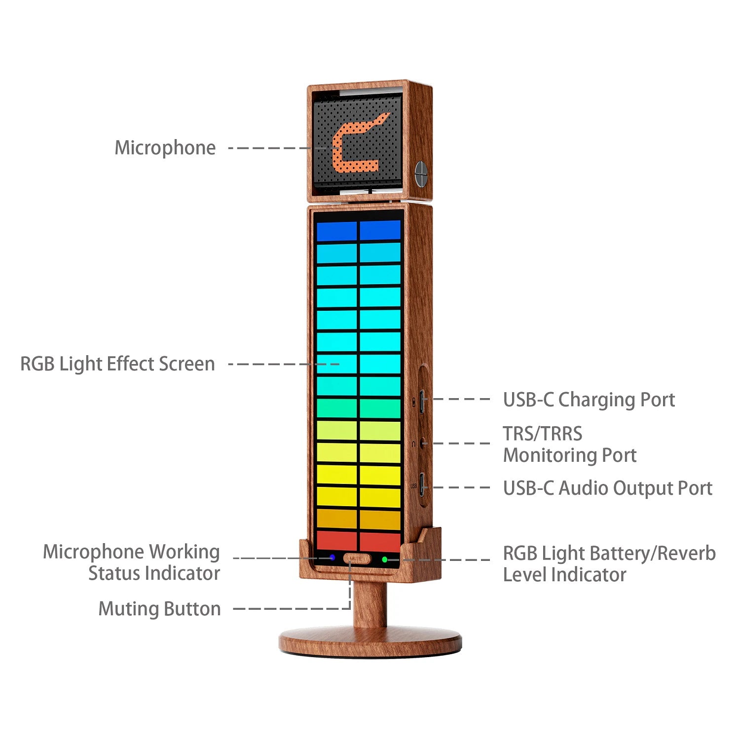 Comica RGB UMIC Cardioid Condenser USB Microphone -26