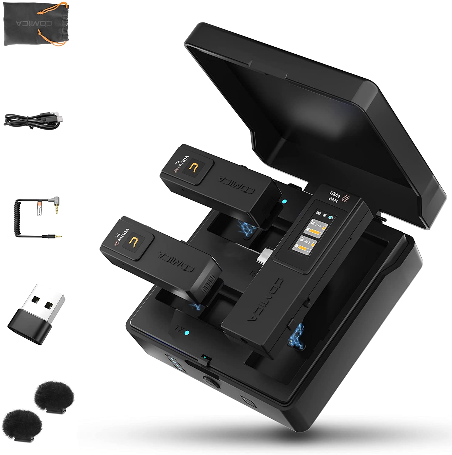 Comica VDLIVE 10 2.4G Dual Wireless Microphone