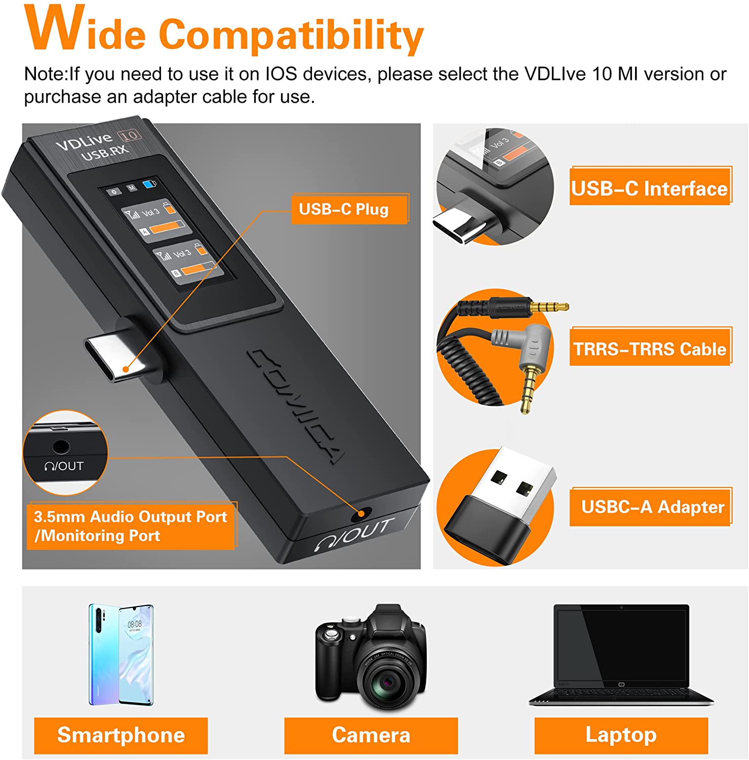 Comica VDLIVE 10 2.4G Dual Wireless Microphone