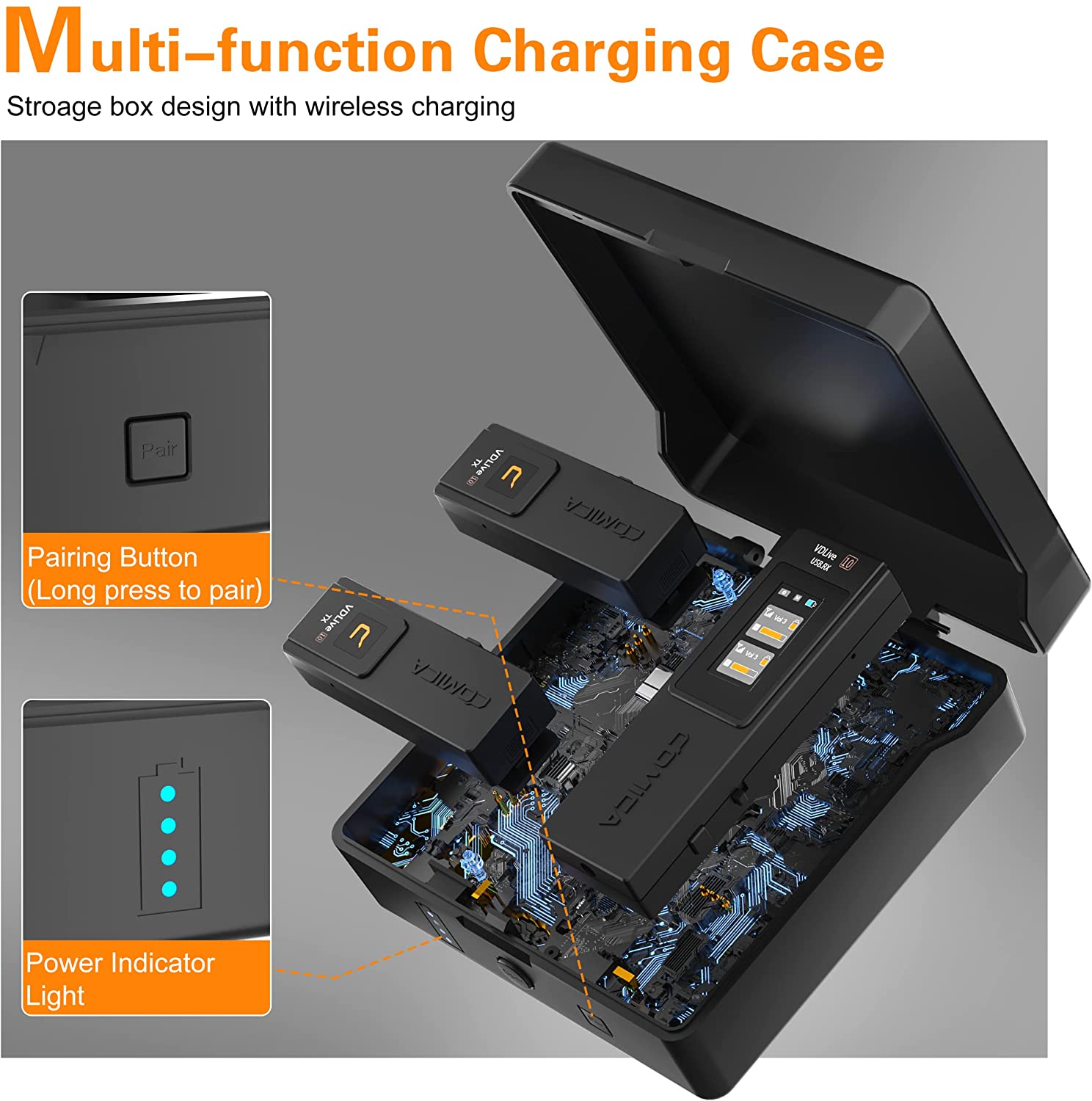 Comica VDLIVE 10 2.4G Dual Wireless Microphone