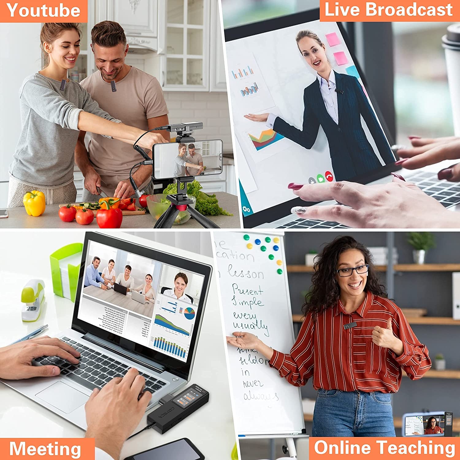 Comica VDLIVE 10 2.4G Dual Wireless Microphone