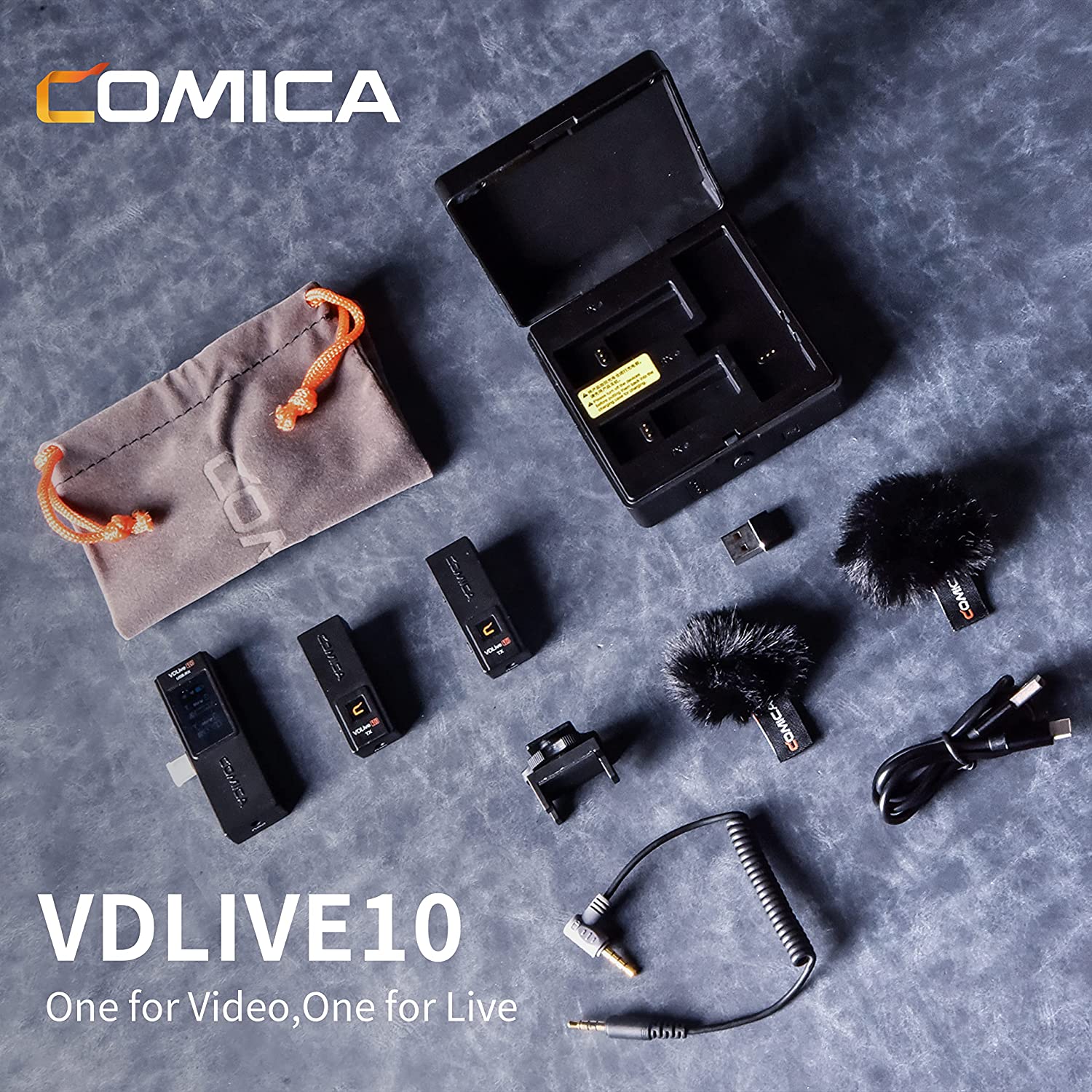 Comica VDLIVE 10 2.4G Dual Wireless Microphone