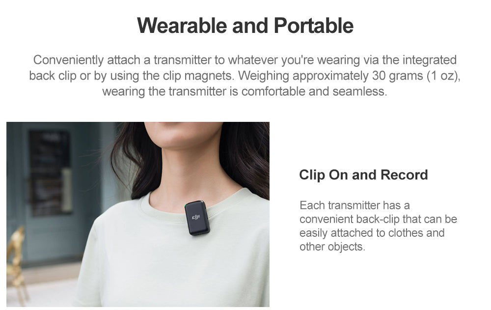 DJI AST01 Wireless Lavalier Microphone