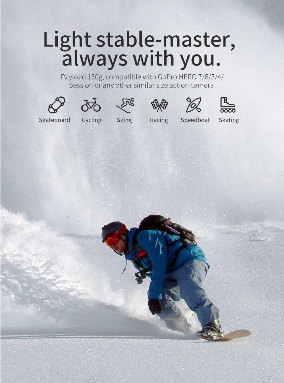 Feiyu WG2X Wearable Action Camera For GoPro