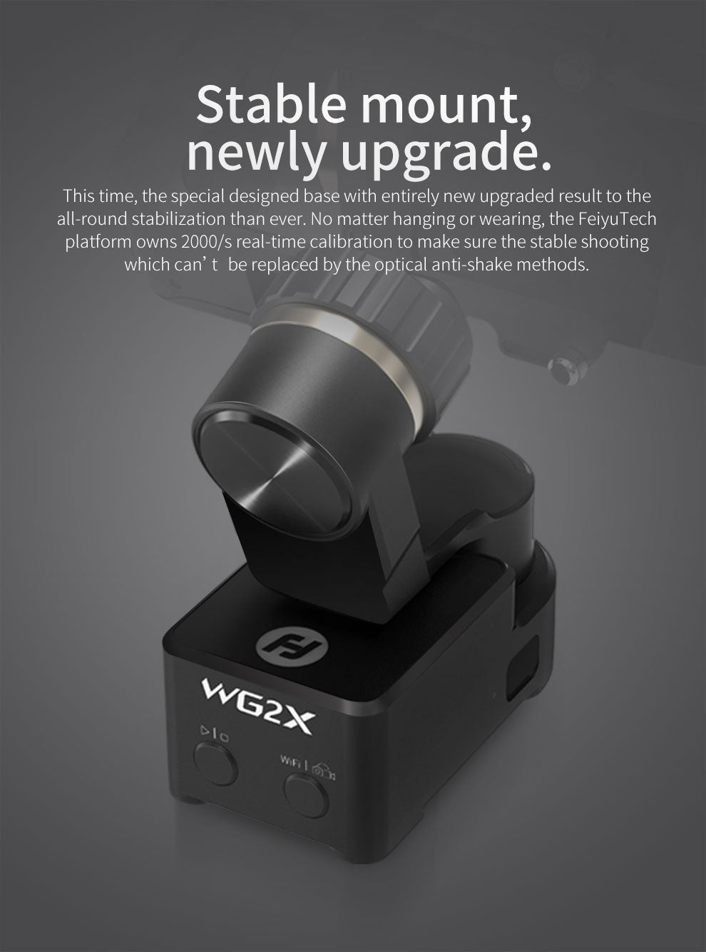 Feiyu WG2X Wearable Action Camera For GoPro