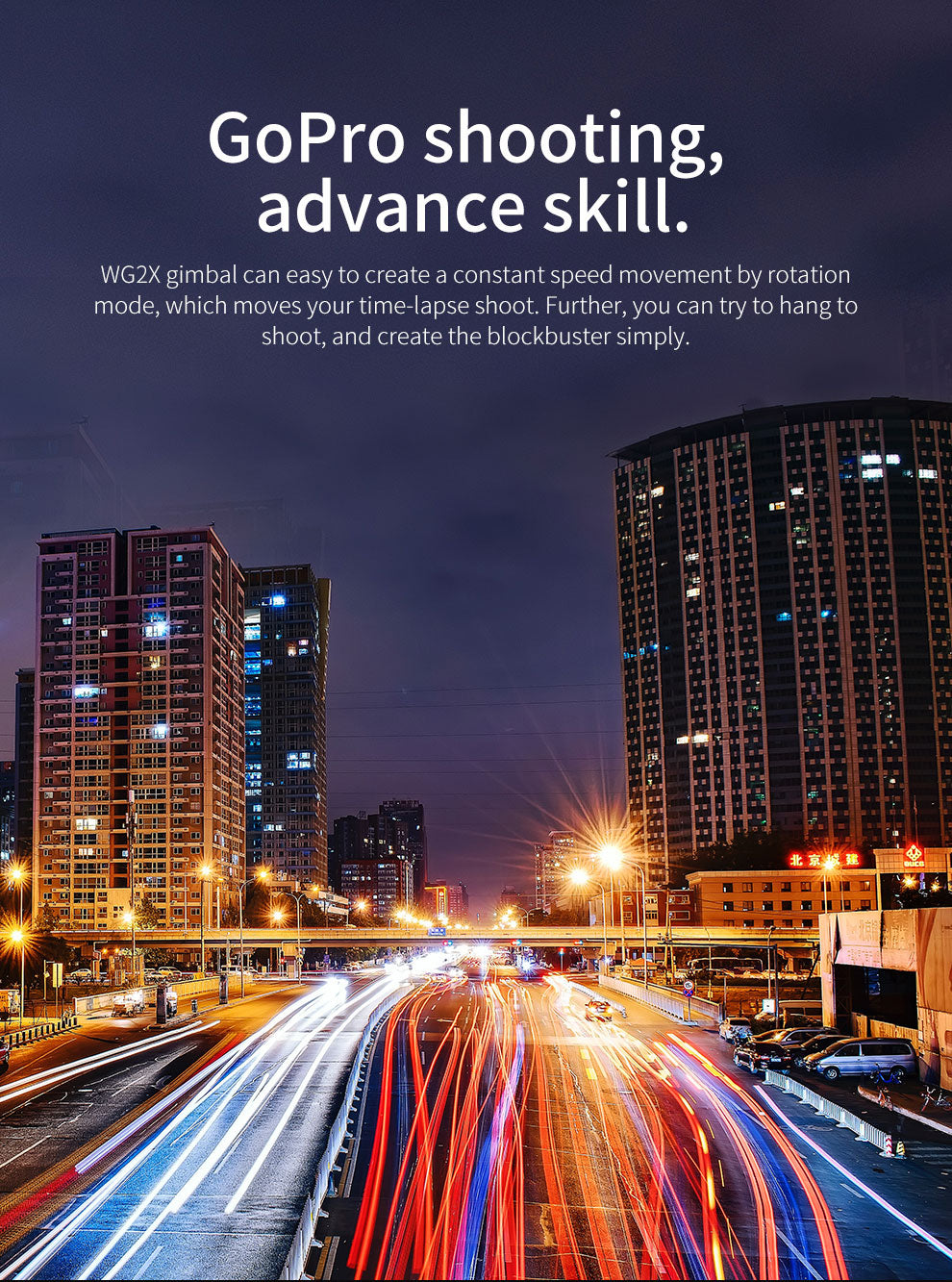 Feiyu WG2X Wearable Action Camera For GoPro