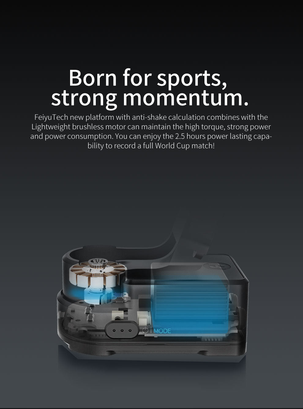 Feiyu WG2X Wearable Action Camera For GoPro