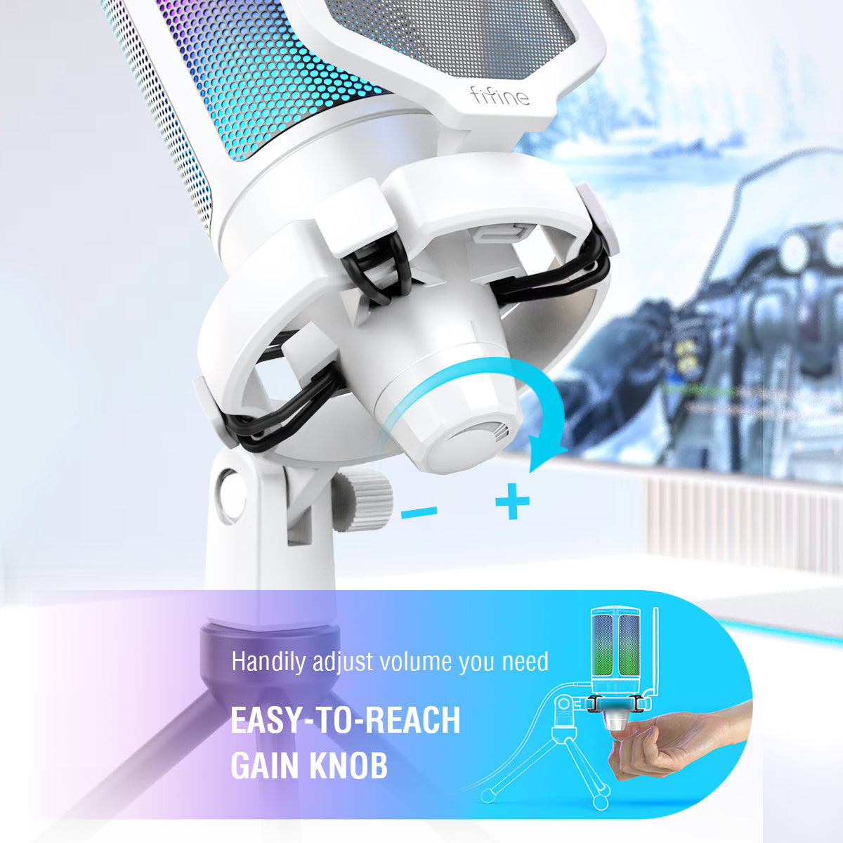 RGB Streaming Podcasting Mic