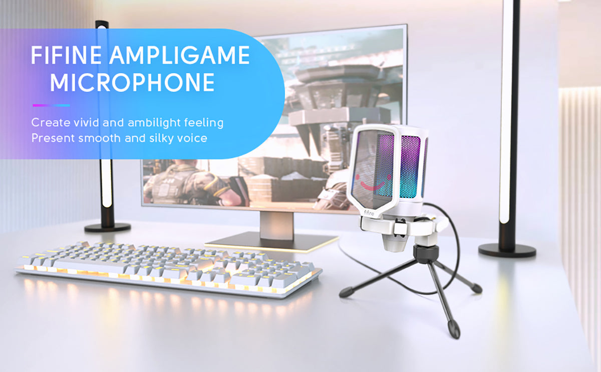 RGB Streaming Podcasting Mic