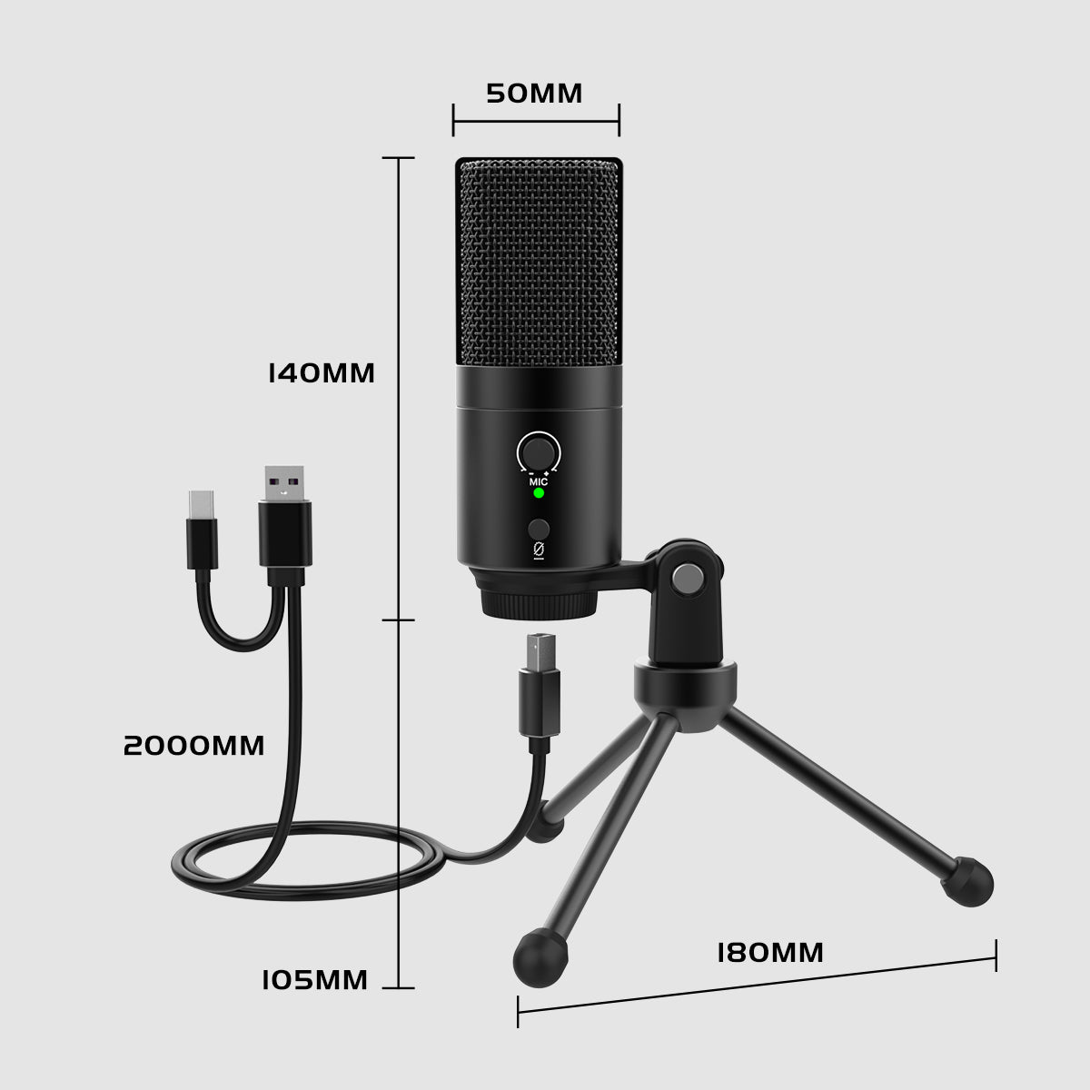 FIFINE T683 USB C&A Gaming Streaming Microphone Kit – vlogsfan