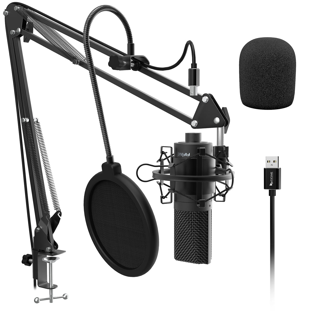 FIFINE USB Condenser PC Microphone