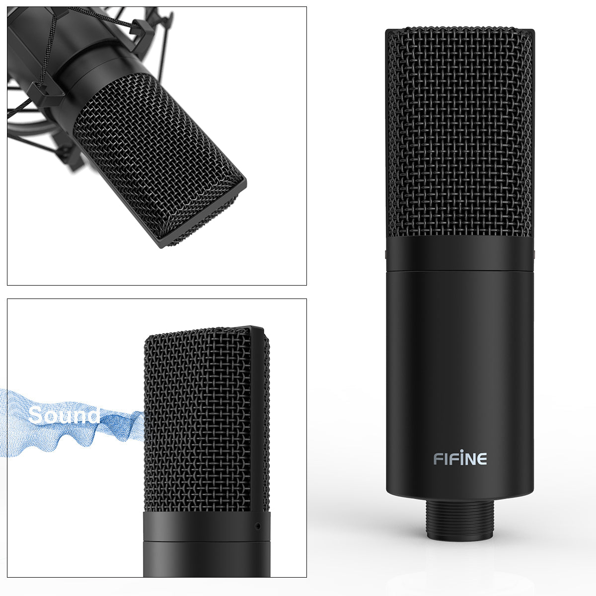 FIFINE USB Condenser PC Microphone