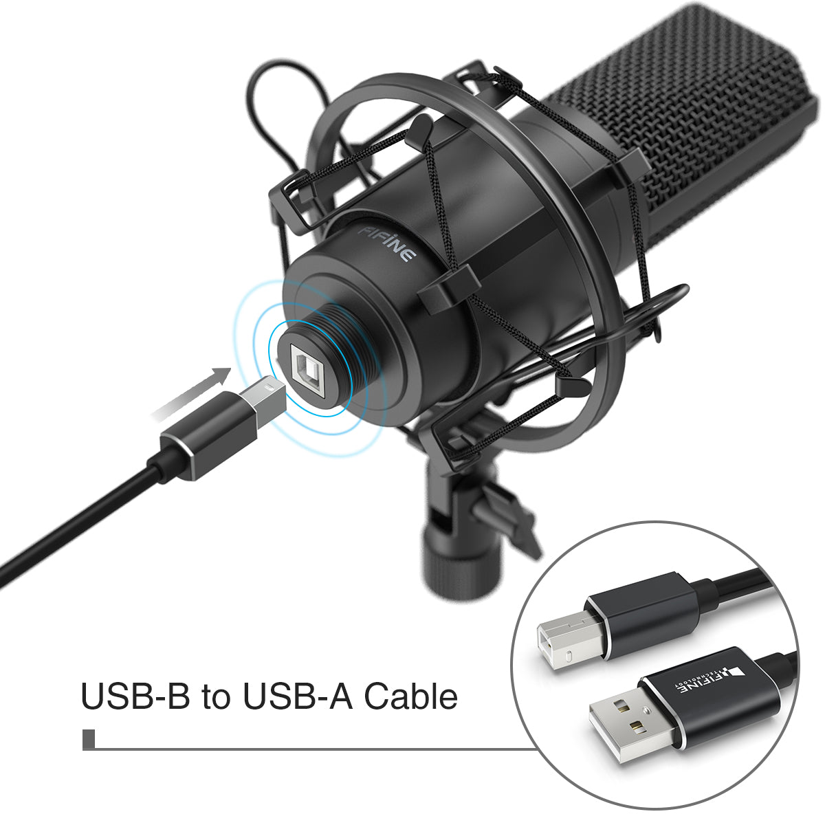 FIFINE USB Condenser PC Microphone